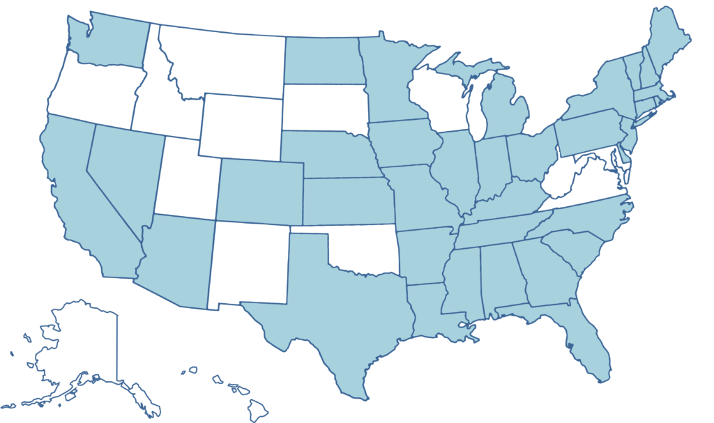 Map-of-states-FYVM-2023-foster-youth-voice-month-selfless-love-foundation