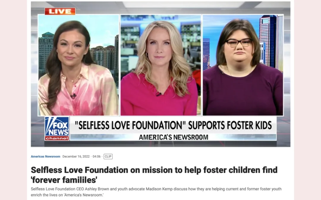 Selfless Love Foundation on mission to help foster children find ‘forever families’
