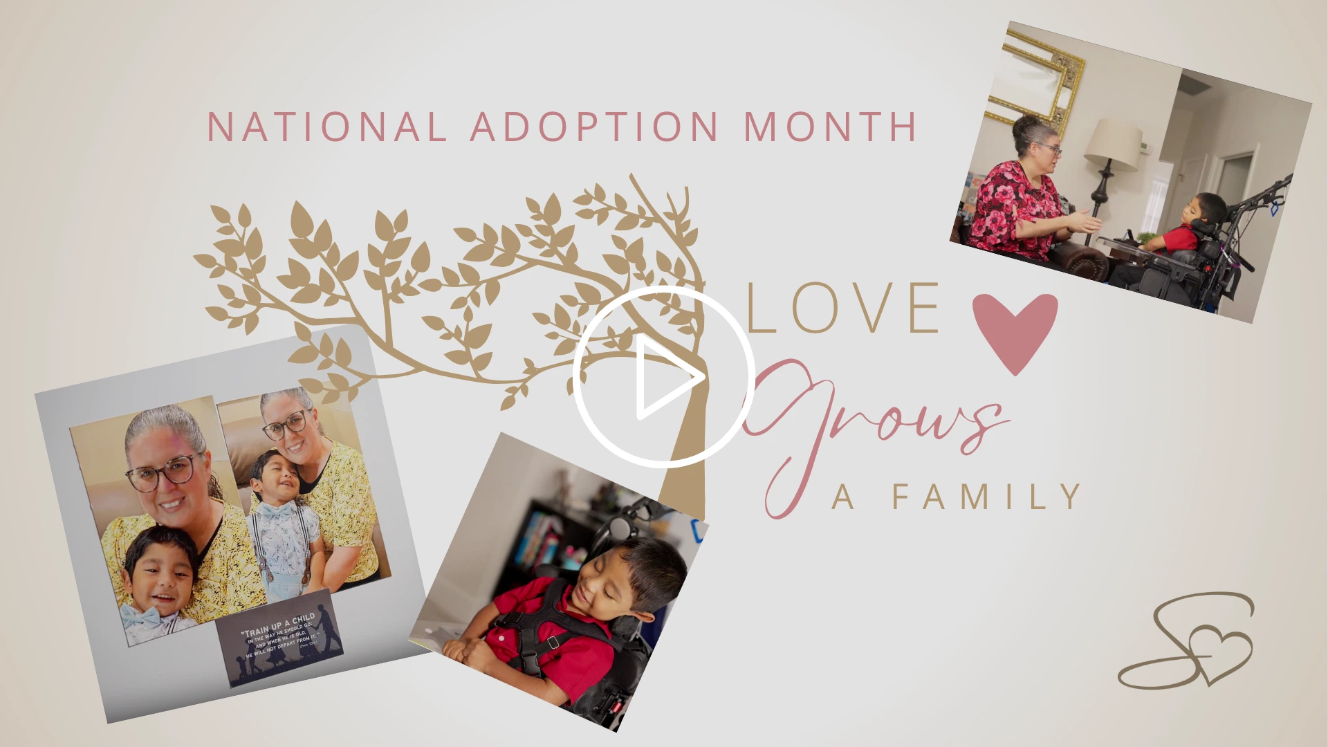 Selfless Love Foundation National Adoption Month Video Thumbnail